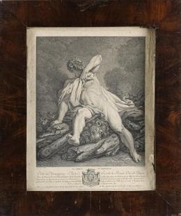 289  -  GRABADO FRANCÉS DEL SIGLO XVIII