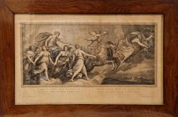 386  -  GRABADO ITALIANO DE PRINCIPIOS  DEL SIGLO XIX