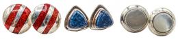 259 - TRES PARES DE PENDIENTES
