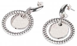 217 - PENDIENTES LARGOS DE PLATA