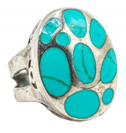 125 - ANILLO CON TURQUENITA