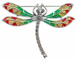 141 - BROCHE COLGANTE LIBELULA