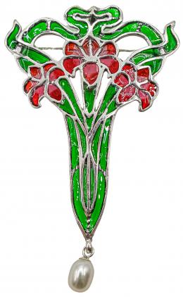 140 - BROCHE COLGANTE ESTILO MODERNISTA