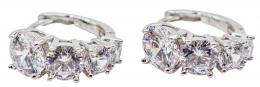 198 - PENDIENTES ARGOLLAS CON CIRCONITAS