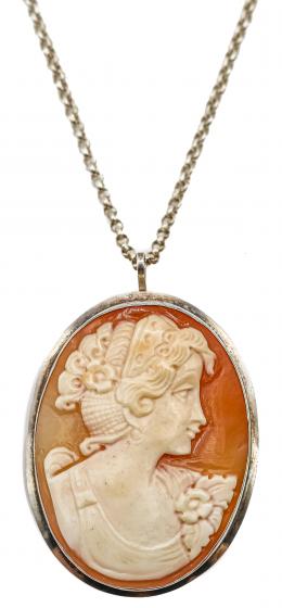 148 - COLGANTE BROCHE CAMAFEO