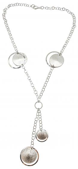 169 - COLLAR LARGO DE PLATA