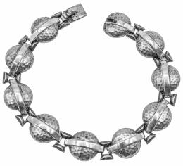 223 - PULSERA ART DECÓ CON ESMALTES