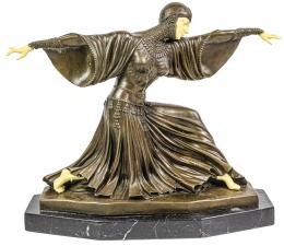 857 - ESCULTURA CRISOELEFANTINA DEL ÚLTIMO CUARTO DEL S.XX