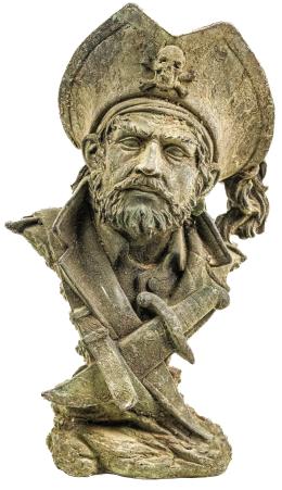 850 - BUSTO DECORATIVO EN HIERRO DEL ÚLTIMO CUARTO DEL S.XX