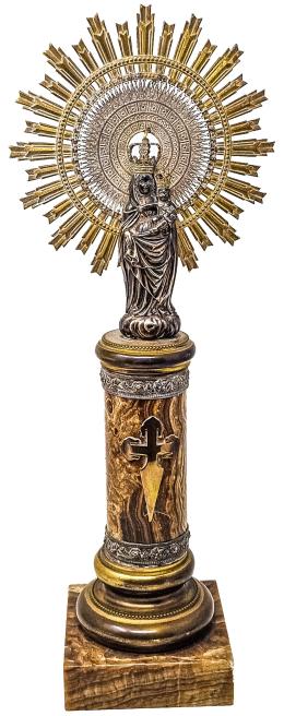 1438  -  IMAGEN DE LA VIRGEN DEL PILAR DEL PRIMER TERCIO S.XX