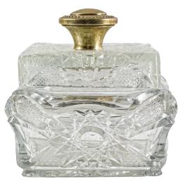 9  -  BOMBONERA DE CRISTAL DE MEDIADOS DE SIGLO XX