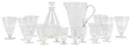 29  -  CONJUNTO DE PIEZAS DE CRISTALERÍA "LALIQUE"
