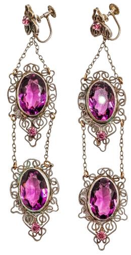 409  -  PENDIENTES LARGOS DE MEDIADOS DEL S.XX
