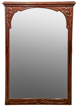 1237  -  ESPEJO DE PARED MODERNISTA DE PRINCIPIOS DE SIGLO XX