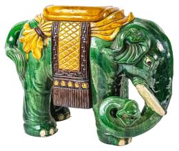 797  -  FIGURA ORIENTAL EN CERÁMICA ESMALTA SEGUNDA MITAD S.XX