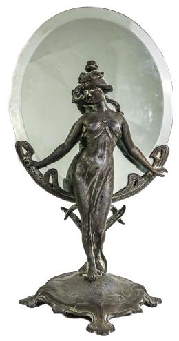 961  -  ESPEJO DE SOBREMESA DE PRINCIPIOS DEL S.XX