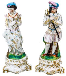 948  -  PAREJA DE FIGURAS VIEJO PARIS DEL S.XIX