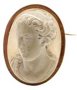 90  -  BROCHE COLGANTE CAMAFEO DEL S.XIX