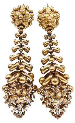 174 - PENDIENTES LARGOS DEL S.XIX