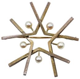 126  -  BROCHE DE PERLAS