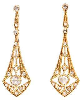172 - PENDIENTES LARGOS DE MEDIADOS S.XX