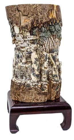 435 - PORTAPINCELES DE MARFIL DE MAMUT