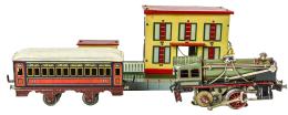 257 - ESTACIÓN DE TREN, LOCOMOTORA Y VAGÓN "PAYA"