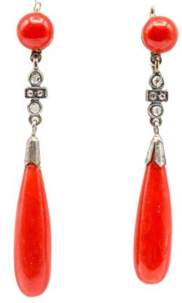 171 - PENDIENTES LARGOS DE MEDIADOS S.XX