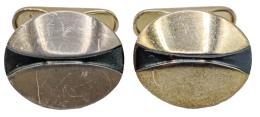 121  -  GEMELOS DE PLATA H&H (HANS HANSEN, DINAMARCA)