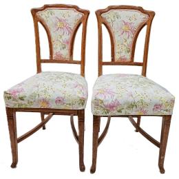 56  -  PAREJA DE SILLAS DEL PRIMER CUARTO DE SIGLO XX