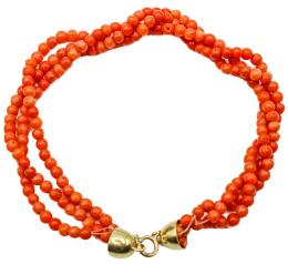 225  -  PULSERA DE CORAL DE MEDIADOS DEL S.XX