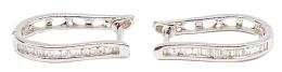 44 - PENDIENTES ARGOLLAS CON DIAMANTES