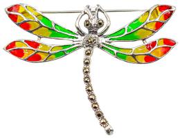 16 - BROCHE COLGANTE LIBELULA
