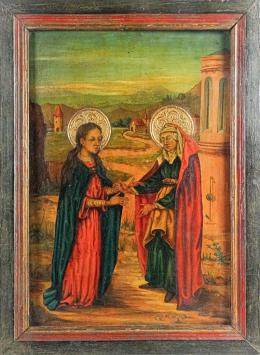 779  -  RETABLO  ENMARCADO DEL SIGLO XIX