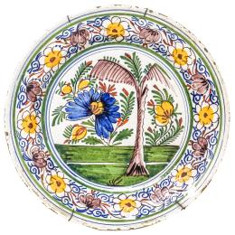 363  -  PLATO EN CERAMICA DEL SIGLO XVIII