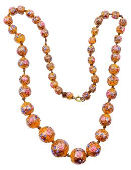 105  -  COLLAR DE MURANO DE PPS. DEL S.XX