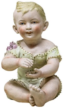 694  -  FIGURA EN BISCUIT DEL PRIMER TERCIO DEL S.XX