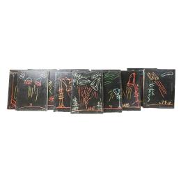 448  -  COLECCIÓN DE 13 ILEGIBLES