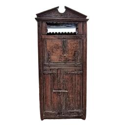 328  -  MUEBLE ALACENA RÚSTICO SIGLO XIX