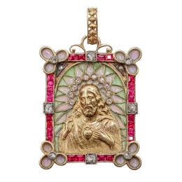 128  -  MEDALLA DEVOCIONAL DE PPS. DEL S.XX