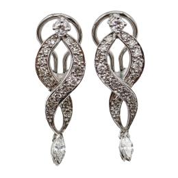 372  -  PENDIENTES CON DIAMANTES