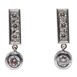 178  -  PENDIENTES LARGOS CON BRILLANTES