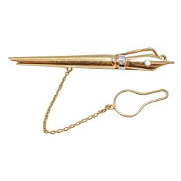 200  -  PINZA PARA CORBATA CON BRILLANTES