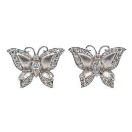 188  -  PENDIENTES MARIPOSA CON BRILLANTES