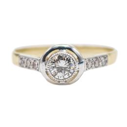 44  -  ANILLO SOLITARIO CON BRILLANTES