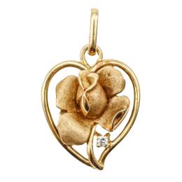 64  -  COLGANTE AMOR ETERNO CON BRILLANTE