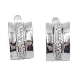 189  -  PENDIENTES MEDIA CRIOLLA CON BRILLANTES