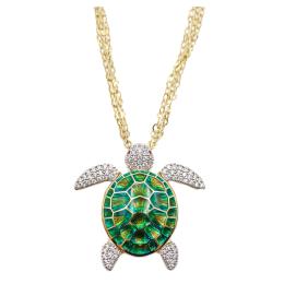 100  -  COLGANTE TORTUGA CON ESMALTES