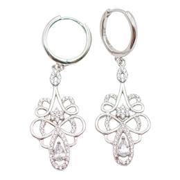 179  -  PENDIENTES LARGOS CON CIRCONITAS