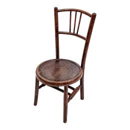 418 - PEQUEÑA SILLA ESTILO THONET DEL PRIMER CUARTO DE S. XX